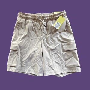 All in Motion Boy’s Beige Cargo Drawstring Short